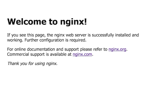 Image result for welcome to nginx
