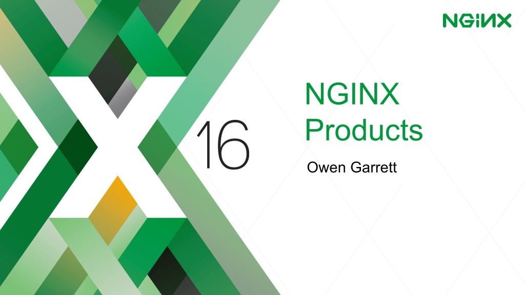 NGINX Conference 2016 about new NGINX capabilities with dynamic modules, microservices load balancing and service discovery