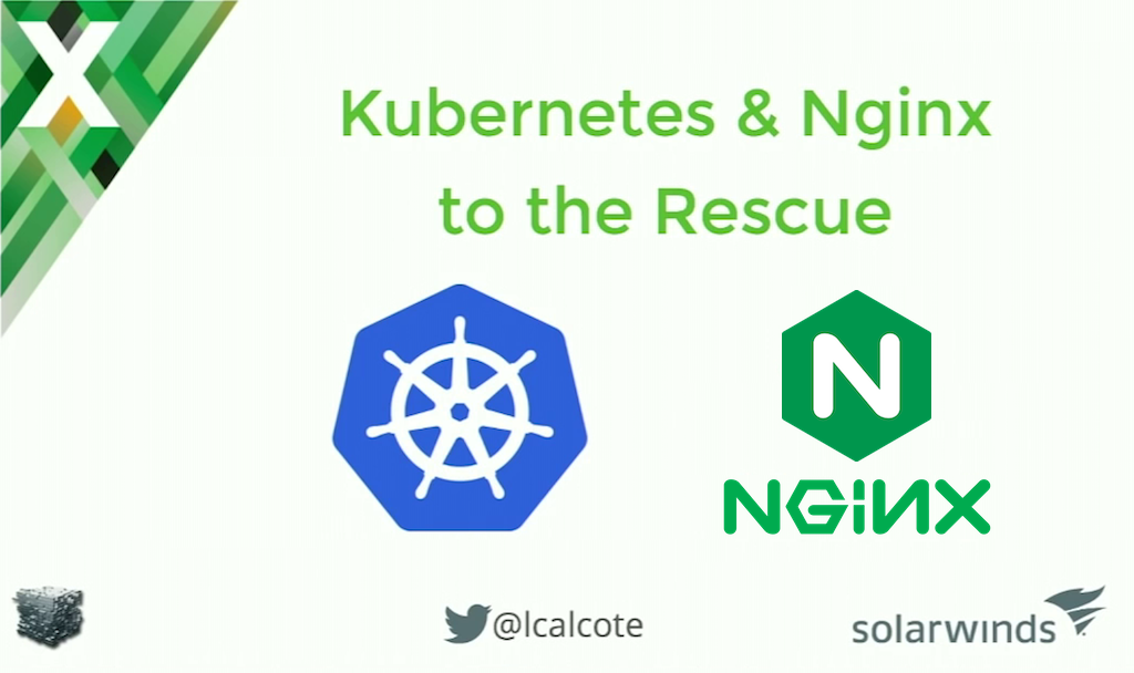 As part of the conversion to a microservices architecture for the case study, Kubernetes was chosen for container management and NGINX Plus for SSL termination and load balancing of WebSocket traffic