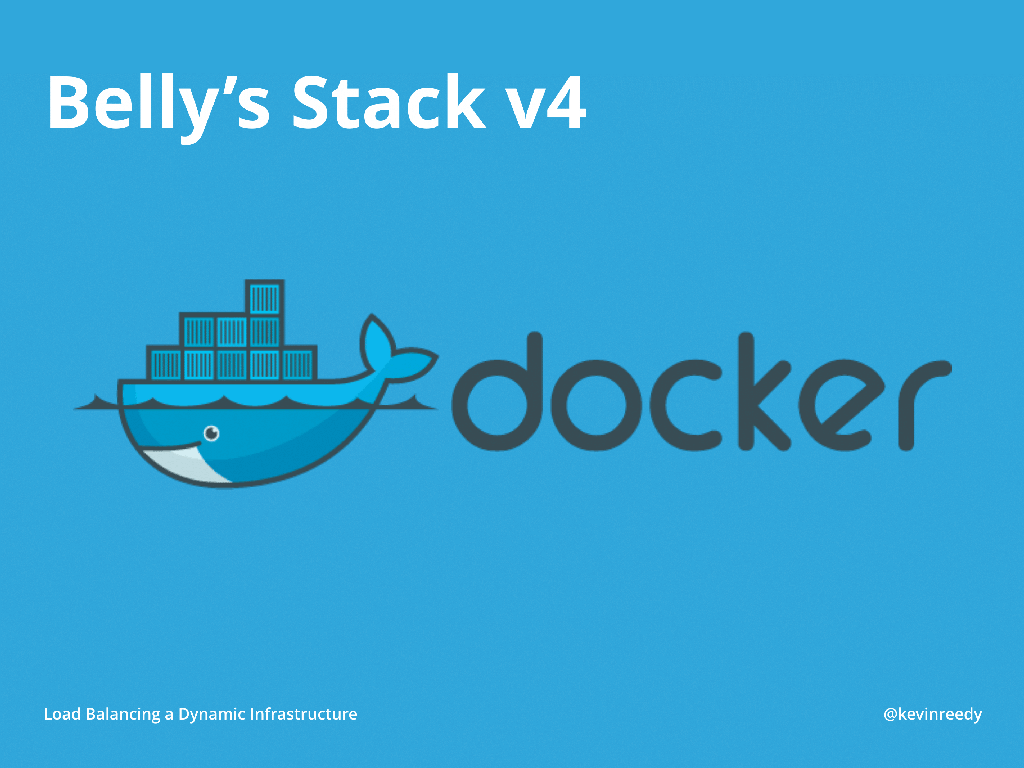 Version four of Belly Card's stack introduced Docker [presentation by Kevin Reedy of Belly Card at nginx.conf 2014]