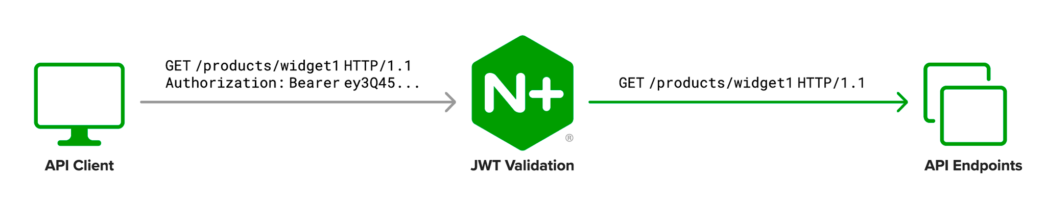 API client and JWT authentication with JWT and NGINX Plus